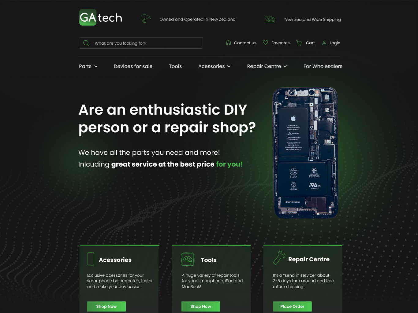 Website para GA Tech