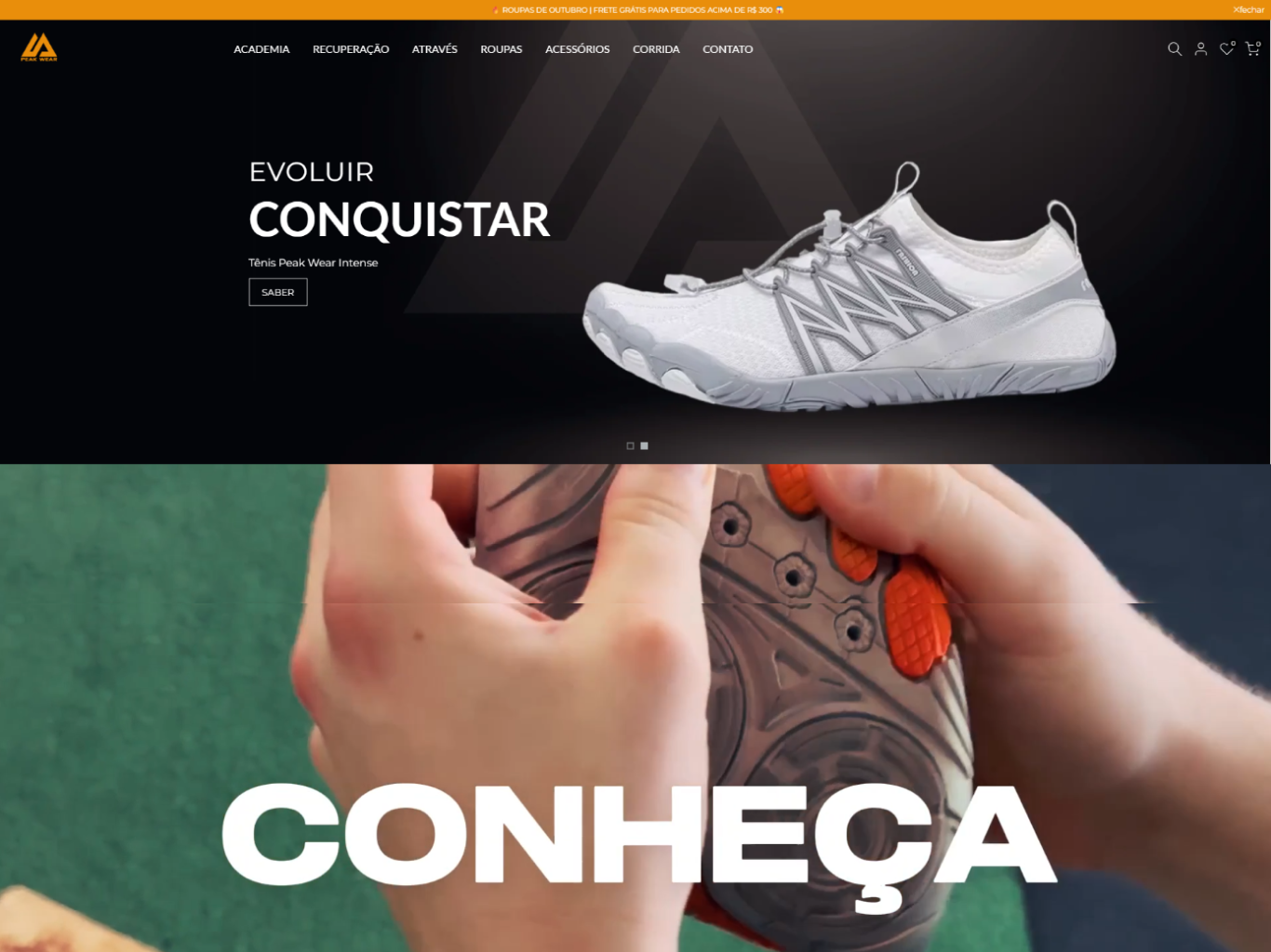 Website para Peak Wear